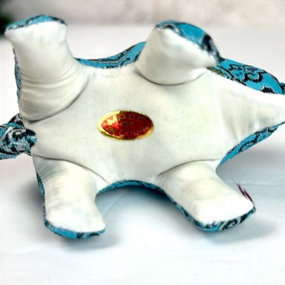 Two Fabric Stuffed Animals Christmas Ornaments - Picture 10 of 11